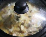 美味♪豚小間肉かんぴょうシメジの卵とじ作り方8写真