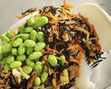 ヴィーガン♪ひじきと枝豆のパリおにぎり♪作り方9写真