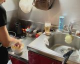 【ワンパン】豆腐鶏そぼろ丼作り方1写真