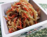 11月が旬　きんぴら翌日お腹スッキリ作り方6写真