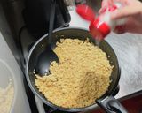 【ワンパン】豆腐鶏そぼろ丼作り方5写真