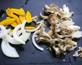 簡単！シャウエッセン舞茸のトリュフ塩炒め作り方1写真