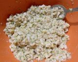 離乳食後期　野菜ときのこのうどんおやき作り方3写真