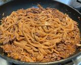 もちもち食感の「玄米麺」でボロネーゼ作り方5写真