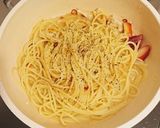 ほっき貝ペペロンチーノパスタ作り方3写真