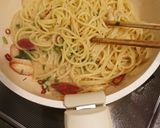 ほっき貝ペペロンチーノパスタ作り方4写真