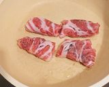 カボチャ豚肉巻きチーズ焼き作り方3写真