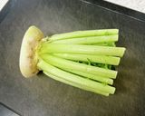 大根の葉と実山椒の甘辛炒め♪絹揚げ焼き作り方1写真
