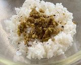 ＊オリーブおにぎり＊作り方1写真