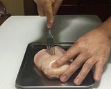 ヘルシー･しっとり鶏ムネ肉のカルパッチョ作り方1写真
