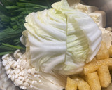 手作りスープのキムチ鍋　　締めはラーメン作り方1写真