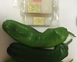 万願寺とうがらしと餅の揚げ浸し作り方1写真
