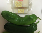 万願寺とうがらしと餅の揚げ浸し作り方1写真