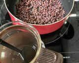 IHコンロであずきを煮る。作り方9写真
