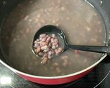 IHコンロであずきを煮る。作り方16写真