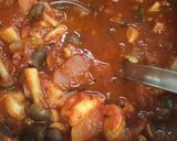 えびのトマトソースパスタ作り方3写真