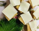 【厚揚げ】チーズと大葉のはさみ焼き作り方2写真