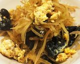 青パパイヤと卵のタイ風炒め物作り方4写真