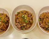 レンジで簡単、大根の皮と豚細切れ肉の煮物作り方11写真