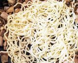 豚トロと舞茸の超簡単パスタ作り方9写真