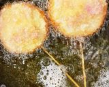 タマネギのベーコンのせ揚げ作り方4写真