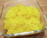 錦糸瓜(そうめんカボチャ)のマヨぽん酢作り方3写真