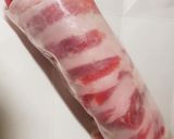 薄切り肉とライスペーパーdeチャーシュー作り方2写真