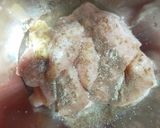 鶏むね肉としめじのオイスター炒め作り方2写真