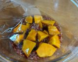 かぼちゃと豚ひき肉のチーズ春巻き作り方3写真