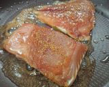 ふくらぎの粉山椒入り照り焼き作り方3写真