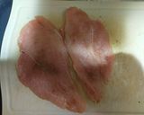 鶏むね肉のピカタ、レモン、ケイパー風味作り方1写真