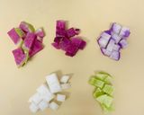 アジアン粥！カラフル大根粥　和風洋風味有作り方3写真