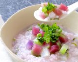 アジアン粥！カラフル大根粥　和風洋風味有作り方1写真
