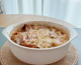 簡単オニオングラタンスープ　カップスープ作り方6写真