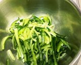 きゅうりとサラダチキンの棒棒鶏風サラダ作り方4写真