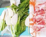 かぶと豚バラ★ガリぽんバター★お弁当作り方1写真
