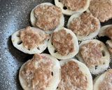 蓮根の肉詰めステーキ作り方3写真