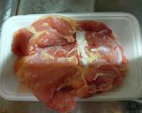 鶏もも肉と長ネギのディアボラ風作り方1写真