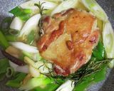 鶏もも肉と長ネギのディアボラ風作り方6写真