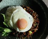 バジルなし！舞茸とセロリのガパオライス風作り方7写真