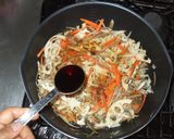 牛蒡蓮根人参のやわらかきんぴら♪簡単薬膳作り方5写真