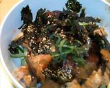 簡単丼！鶏となすのさっぱり丼作り方7写真