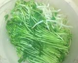 レバ豆苗炒め、とニンニクの潰し方作り方5写真