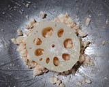 ヨウサマの減塩蓮根の明太子焼き作り方5写真