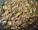 辛い！青唐辛子と生椎茸の肉そぼろ♫作り方5写真