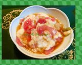 お刺身マグロとろろ芋と大根おろし作り方3写真
