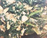 簡単春菊の卵とじ作り方4写真