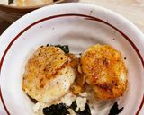帆立のバター醤油丼作り方3写真
