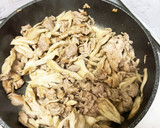 弁当用★豚肉ピーマン舞茸のピリ辛味噌炒め作り方2写真
