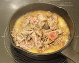 すき焼きうどん作り方3写真